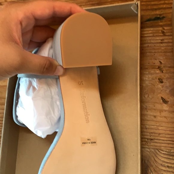 REFORMATION Mallory Sandal 8.5 - Picture 6 of 9